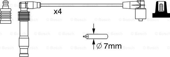 BOSCH 0 986 357 228 - Augstsprieguma vadu komplekts autodraugiem.lv