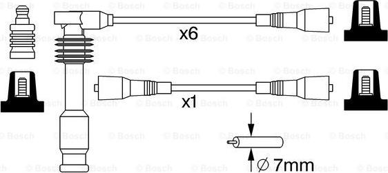 BOSCH 0 986 357 276 - Augstsprieguma vadu komplekts autodraugiem.lv