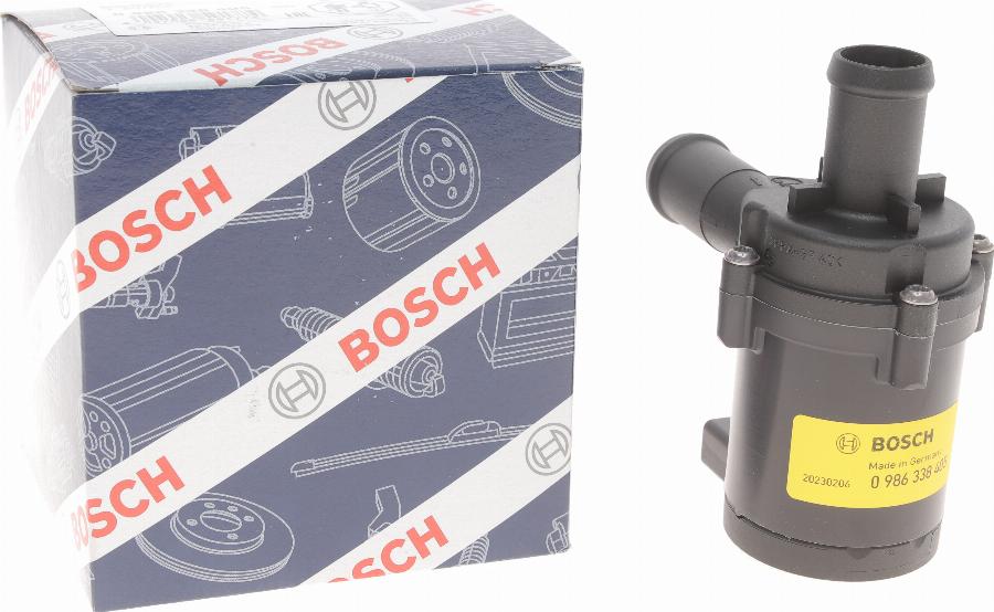 BOSCH 0 986 338 405 - Papildus ūdenssūknis autodraugiem.lv