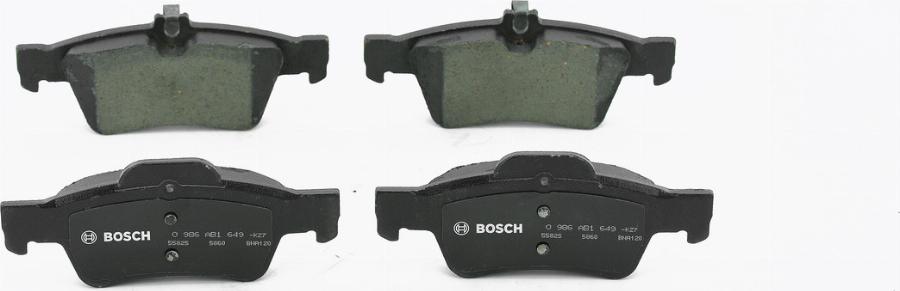 BOSCH 0986AB1649 - Bremžu uzliku kompl., Disku bremzes autodraugiem.lv