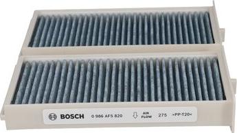 BOSCH 0 986 AF5 820 - Filtrs, Salona telpas gaiss autodraugiem.lv