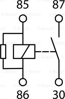 BOSCH 0 986 AH0 082 - Relejs, Darba strāva autodraugiem.lv