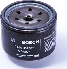 BOSCH 0 986 B00 007 - Eļļas filtrs autodraugiem.lv