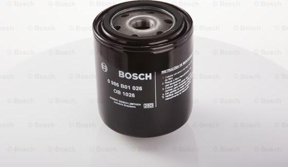 BOSCH 0 986 B01 026 - Eļļas filtrs autodraugiem.lv