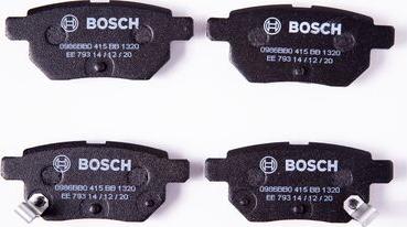 BOSCH 0 986 BB0 415 - Bremžu uzliku kompl., Disku bremzes autodraugiem.lv