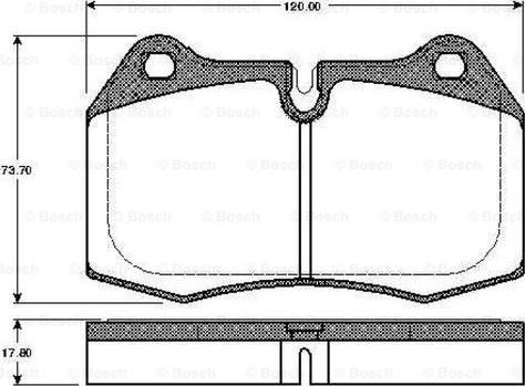 Japanparts JPA-129AF - Bremžu uzliku kompl., Disku bremzes autodraugiem.lv