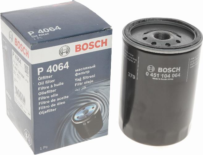 BOSCH 0 451 104 064 - Eļļas filtrs autodraugiem.lv