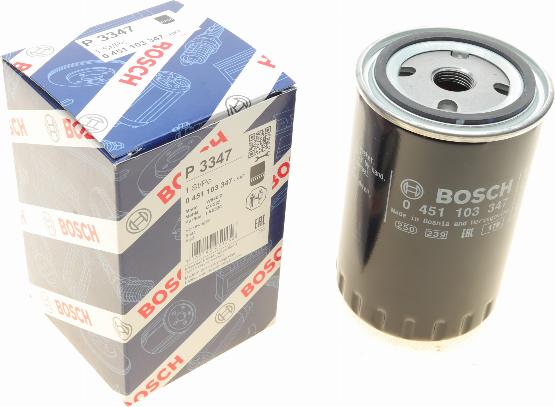 BOSCH 0 451 103 347 - Eļļas filtrs autodraugiem.lv