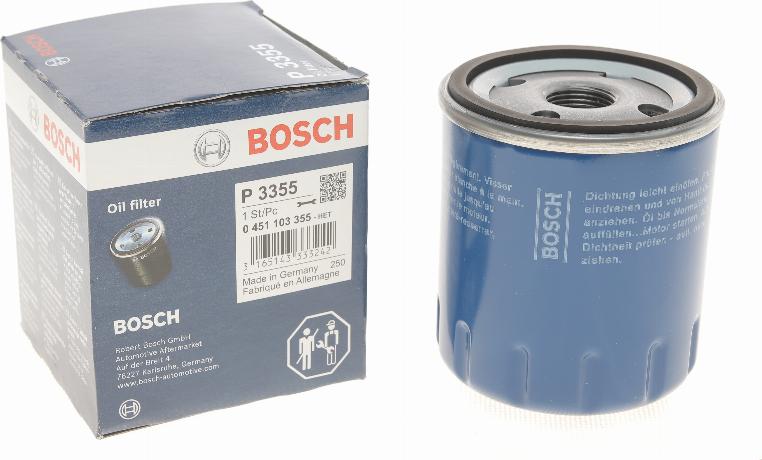 BOSCH 0 451 103 355 - Eļļas filtrs autodraugiem.lv