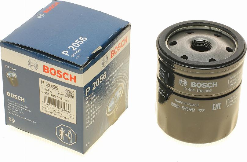 BOSCH 0 451 102 056 - Eļļas filtrs autodraugiem.lv