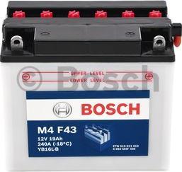 BOSCH 0 092 M4F 430 - Startera akumulatoru baterija autodraugiem.lv