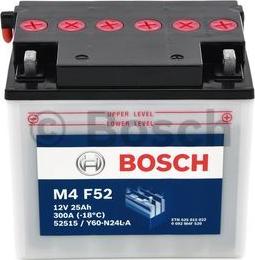 BOSCH 0 092 M4F 520 - Startera akumulatoru baterija autodraugiem.lv