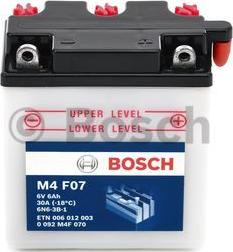 BOSCH 0 092 M4F 070 - Startera akumulatoru baterija autodraugiem.lv