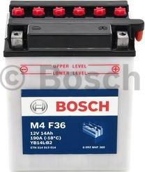 BOSCH 0 092 M4F 360 - Startera akumulatoru baterija autodraugiem.lv