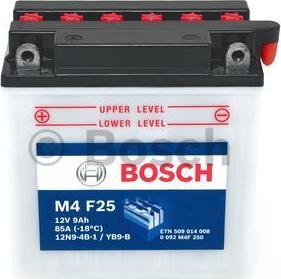 BOSCH 0 092 M4F 250 - Startera akumulatoru baterija autodraugiem.lv