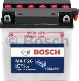 BOSCH 0 092 M4F 260 - Startera akumulatoru baterija autodraugiem.lv
