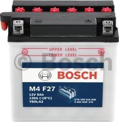 BOSCH 0 092 M4F 270 - Startera akumulatoru baterija autodraugiem.lv