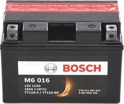 BOSCH 0 092 M60 160 - Startera akumulatoru baterija autodraugiem.lv