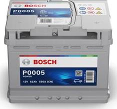 BOSCH 0 092 P00 050 - Startera akumulatoru baterija autodraugiem.lv