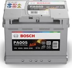 BOSCH 0 092 PA0 050 - Startera akumulatoru baterija autodraugiem.lv