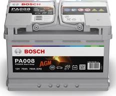BOSCH 0 092 PA0 080 - Startera akumulatoru baterija autodraugiem.lv