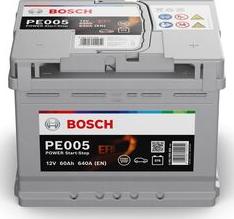 BOSCH 0 092 PE0 050 - Startera akumulatoru baterija autodraugiem.lv