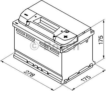 BOSCH 0 092 S40 070 - Startera akumulatoru baterija autodraugiem.lv