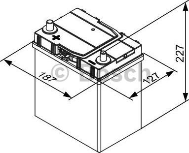 BOSCH 0 092 S40 190 - Startera akumulatoru baterija autodraugiem.lv