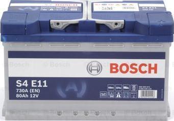 BOSCH 0 092 S4E 110 - Startera akumulatoru baterija autodraugiem.lv