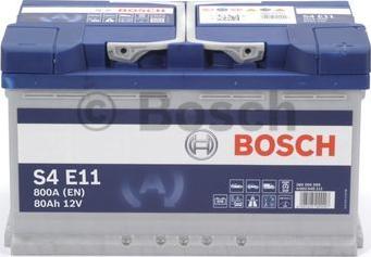 BOSCH 0 092 S4E 111 - Startera akumulatoru baterija autodraugiem.lv
