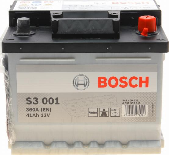 BOSCH 0 092 S30 010 - Startera akumulatoru baterija autodraugiem.lv