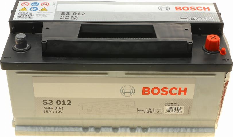 BOSCH 0 092 S30 120 - Startera akumulatoru baterija autodraugiem.lv