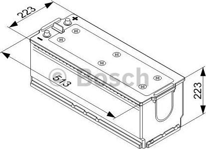 BOSCH 0 092 T40 780 - Startera akumulatoru baterija autodraugiem.lv