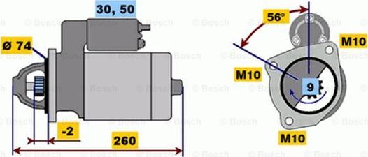 BOSCH 0 001 218 157 - Starteris autodraugiem.lv