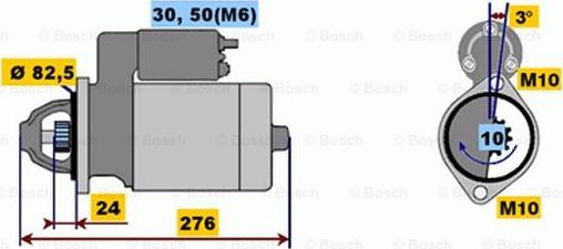 BOSCH 0 001 218 137 - Starteris autodraugiem.lv