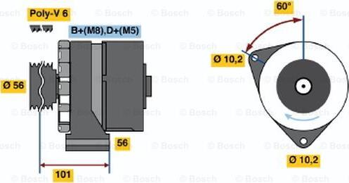 BOSCH 0 120 469 928 - Ģenerators autodraugiem.lv