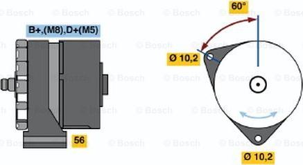 BOSCH 0 120 469 590 - Ģenerators autodraugiem.lv