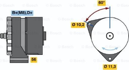 BOSCH 0 120 469 682 - Ģenerators autodraugiem.lv