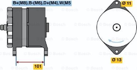 BOSCH 0 120 469 044 - Ģenerators autodraugiem.lv