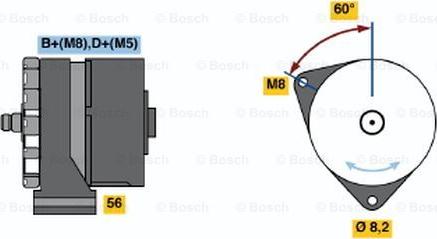 BOSCH 0 120 469 862 - Ģenerators autodraugiem.lv