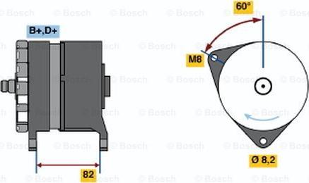 BOSCH 0 120 469 808 - Ģenerators autodraugiem.lv