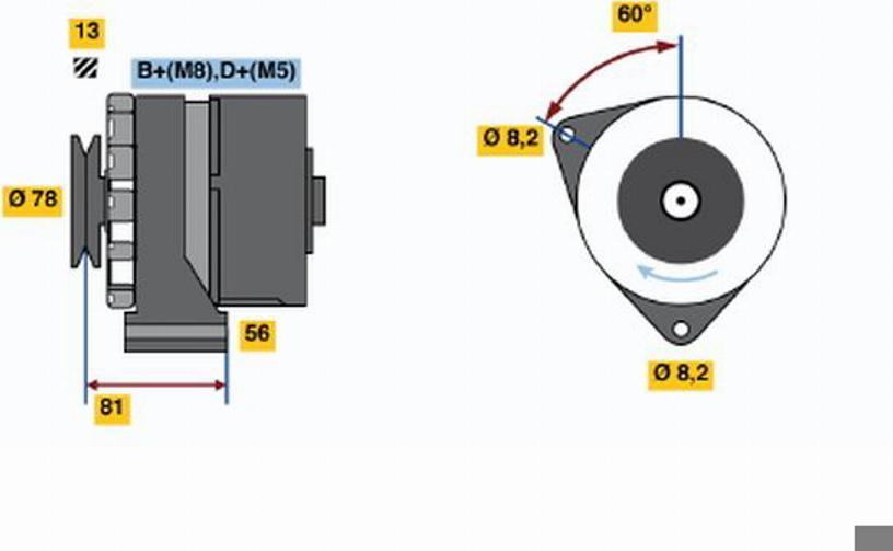 BOSCH 0120469758 - Ģenerators autodraugiem.lv