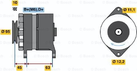 BOSCH 0 120 489 412 - Ģenerators autodraugiem.lv