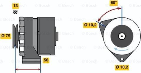 BOSCH 0 120 489 035 - Ģenerators autodraugiem.lv