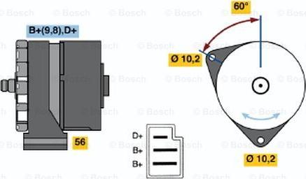 BOSCH 0 120 489 025 - Ģenerators autodraugiem.lv