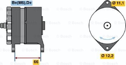 BOSCH 0 120 489 134 - Ģenerators autodraugiem.lv