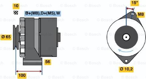 BOSCH 0 120 489 377 - Ģenerators autodraugiem.lv