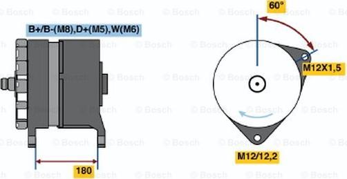 BOSCH 0 120 689 569 - Ģenerators autodraugiem.lv