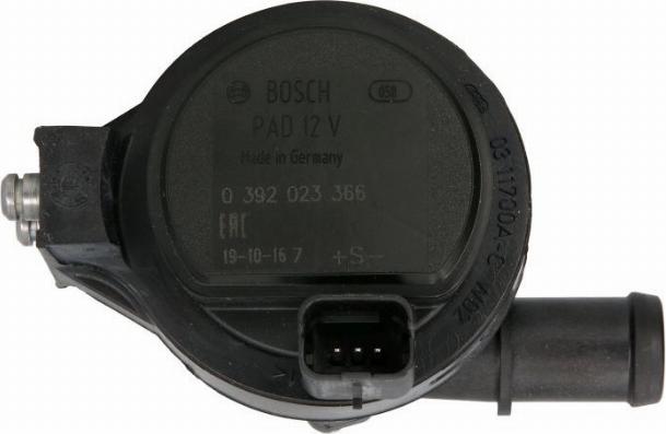 BOSCH 0 392 023 366 - Papildus ūdenssūknis autodraugiem.lv