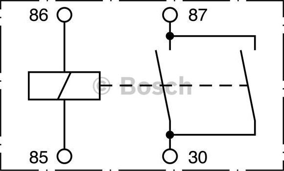 BOSCH 0 332 002 255 - Relejs, Darba strāva autodraugiem.lv